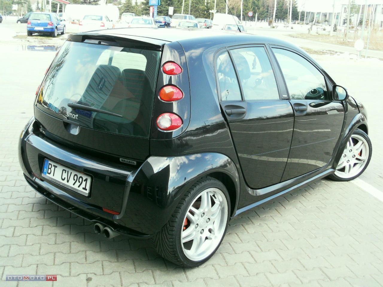 Smart Forfour BRABUS/CZARNY/06R/180KM/PIEKNY