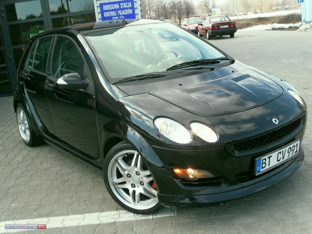 Smart Forfour BRABUS/CZARNY/06R/180KM/PIEKNY