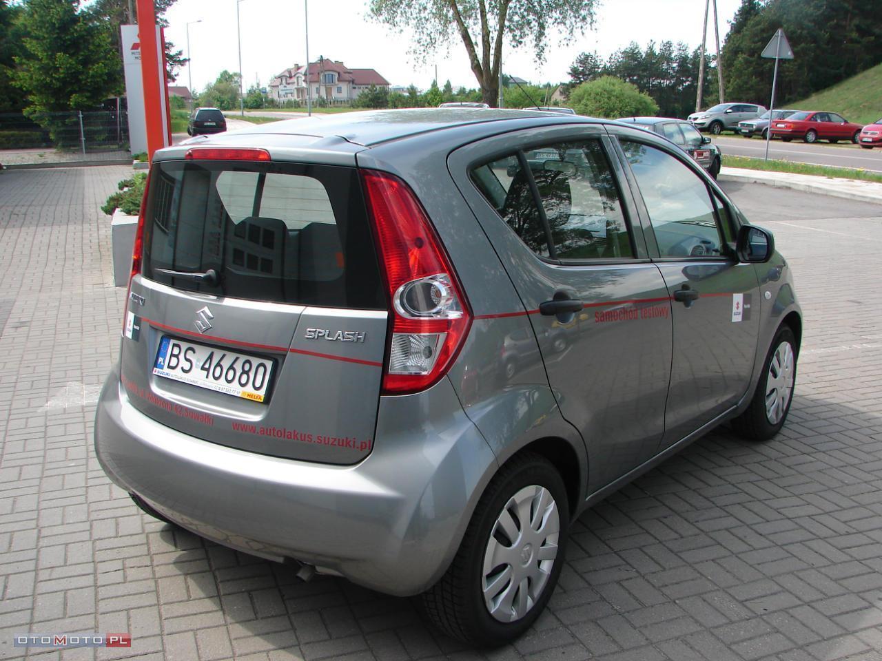 Suzuki Splash UPUST TESTOWY -SALON SUWAŁKI