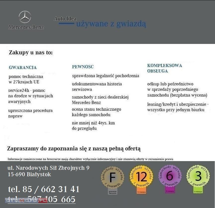 Mercedes-Benz C 200 CDI AVANTGARDE - SALON BIAŁYST