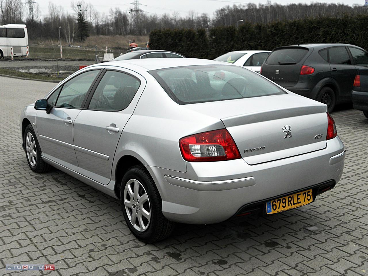 Peugeot 407 BEZWYPADKOWY 160 tyś km KLIMA